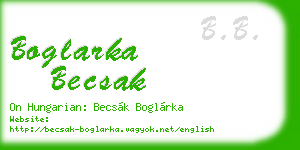 boglarka becsak business card